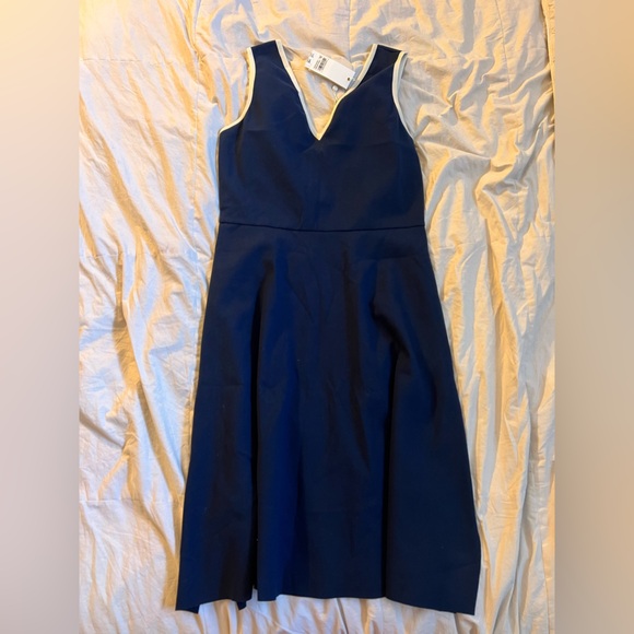 TORY BURCH NAVY BLUE DRESS - Picture 2 of 5